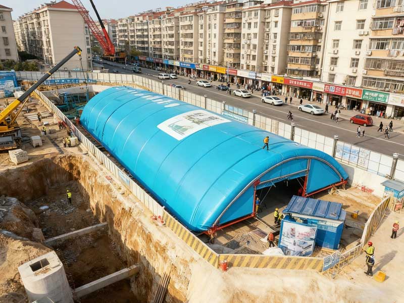 濟南軌道交通7號線項目現場